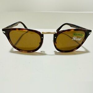 Brand New Persol 3127s Women’s Polarized Sunglasses Tortoise/Amber Glass lenses